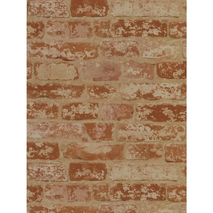 Welcome Home Stuccoed Brick Wallpaper