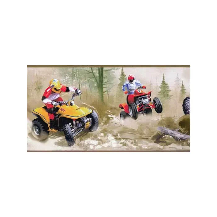All Terrain Vehicle Wallpaper Border