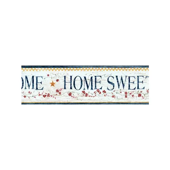 Home Sweet Home Crackle Wallpaper Border