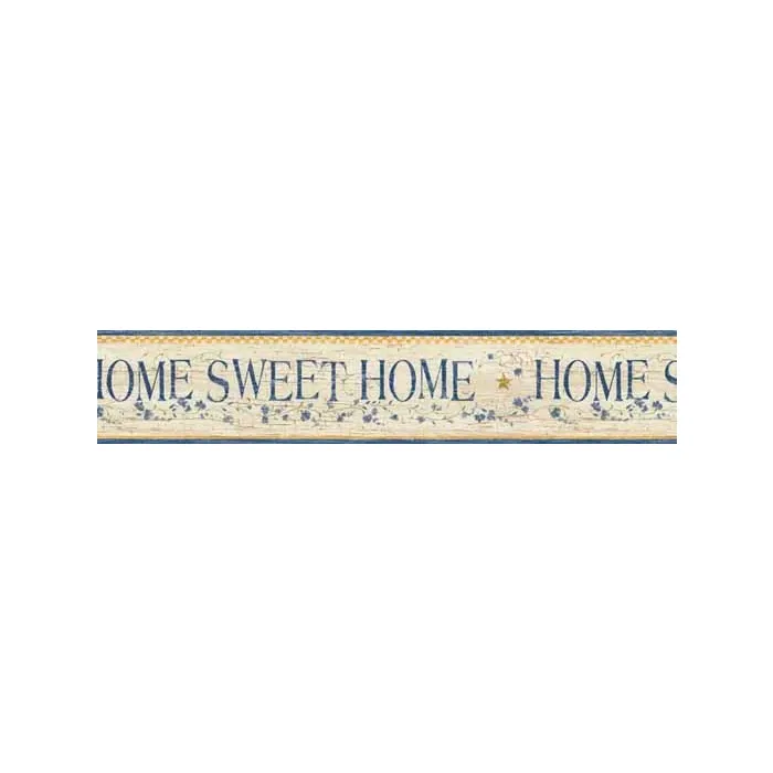 Home Sweet Home Crackle Wallpaper Border