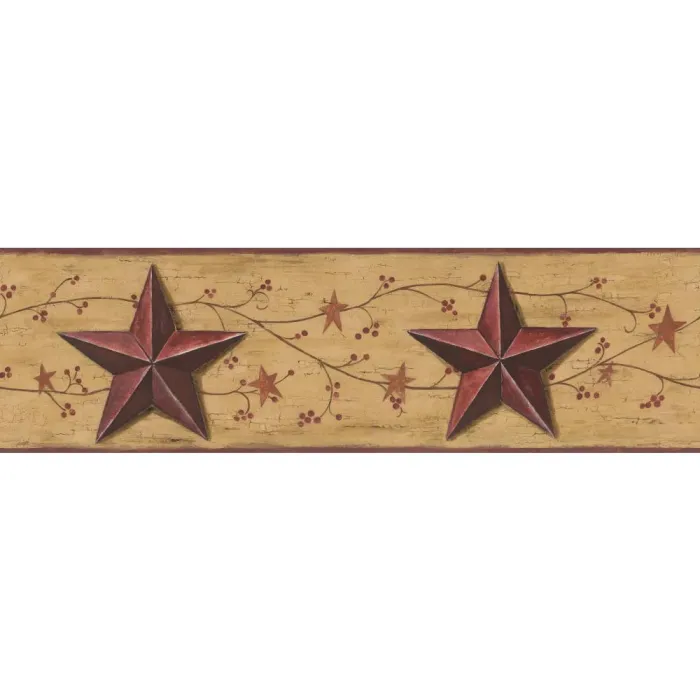 Hearts & Crafts Iii Barn Star & Vine Border