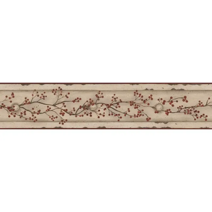 Hearts & Crafts Iii Berry Vine Border