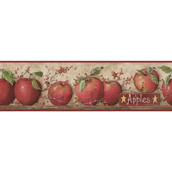 Hearts & Crafts Apple Border