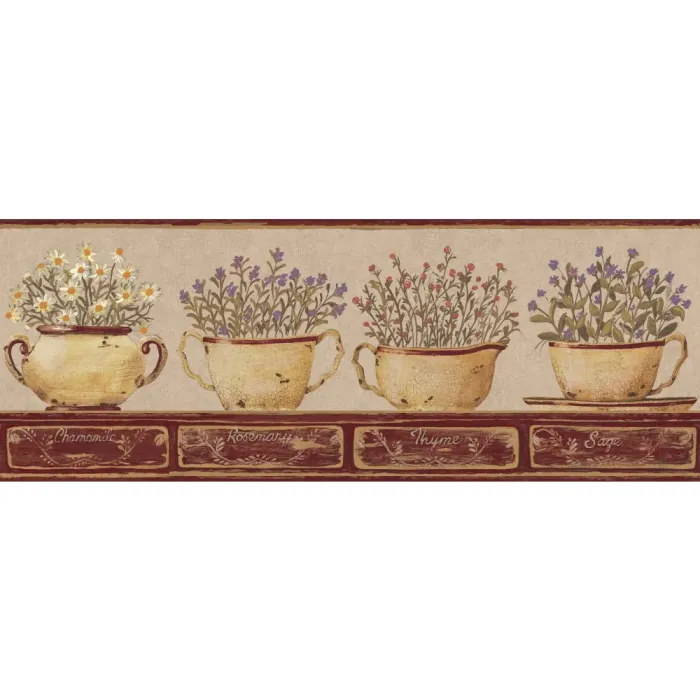 Hearts & Crafts Iii Herb Border