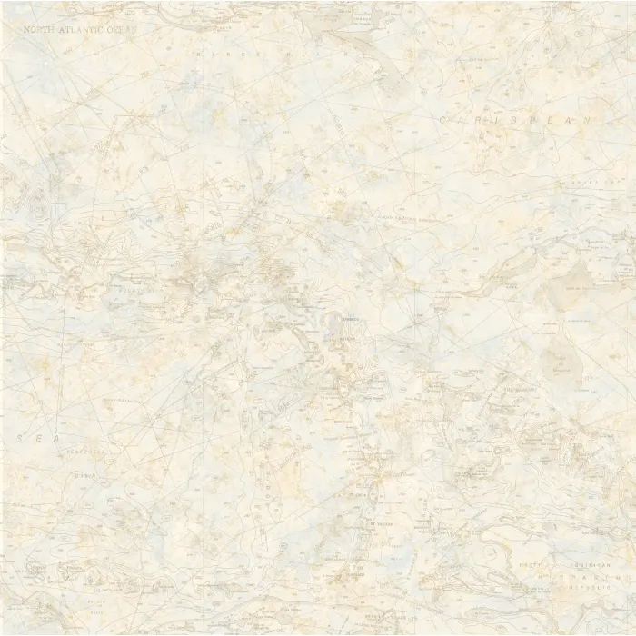 Mapped Blue Charts Wallpaper Sidewall Chesapeake BBC16174