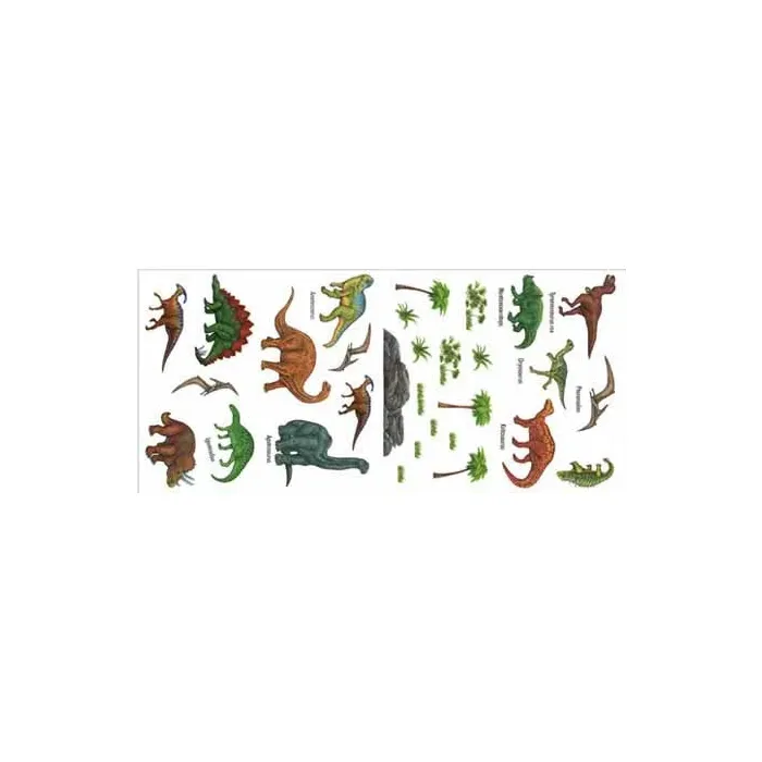 Dinosaur Peel and Stick Appliques 01159