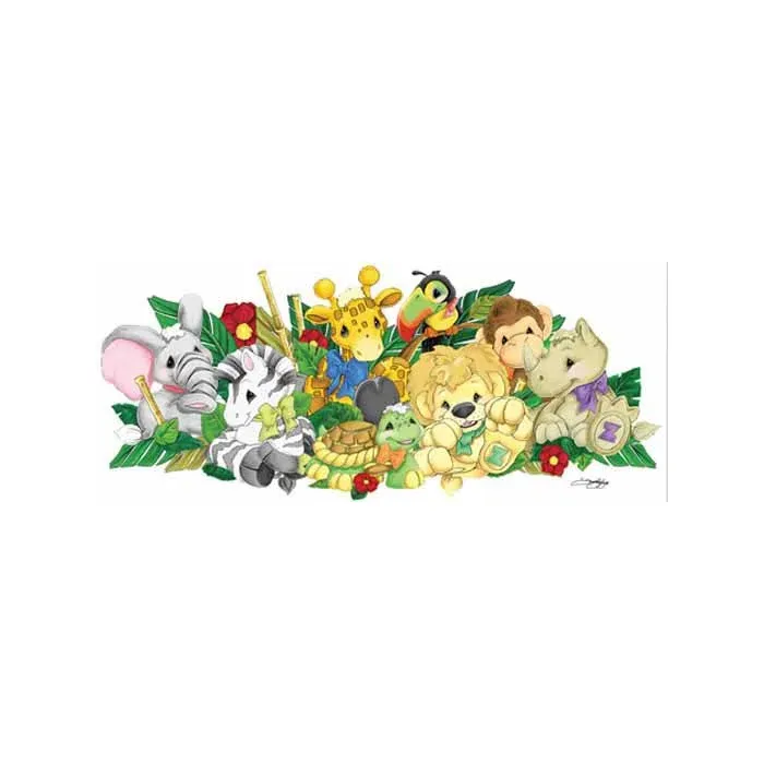 Zootles Peel and Stick Jumbo Mural 01538