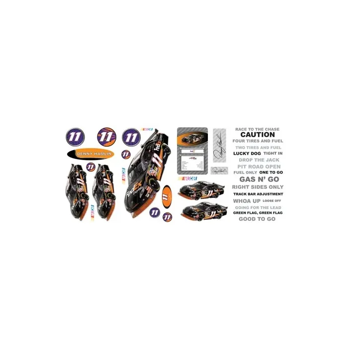 NASCAR Denny Hamlin Peel and Stick Appliques