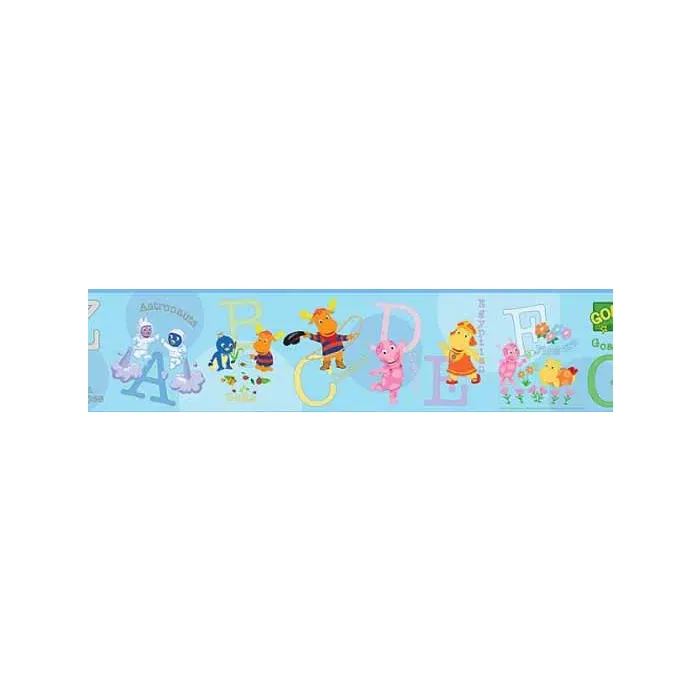 Nick Jrs Backyardigans Alphabet Border