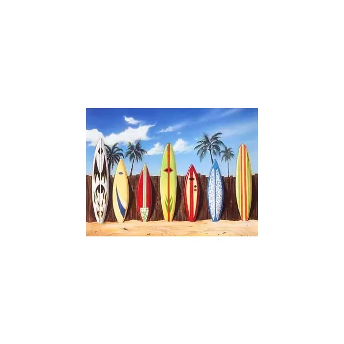 Starting Lineup Surfboard Wall Mural