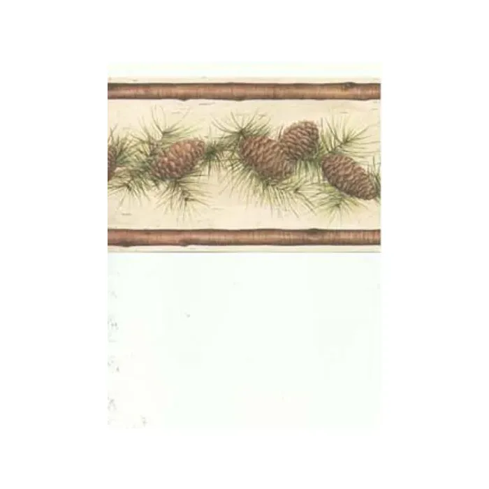 Imperial Pinecone Wallpaper Border