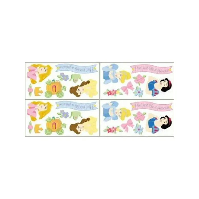 Disney Princess Self Stick Removable Decorative Accents - Imperial