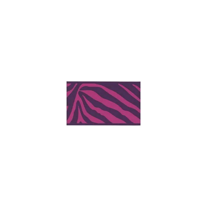 Pink and Purple Zebra Print Wallpaper Border 