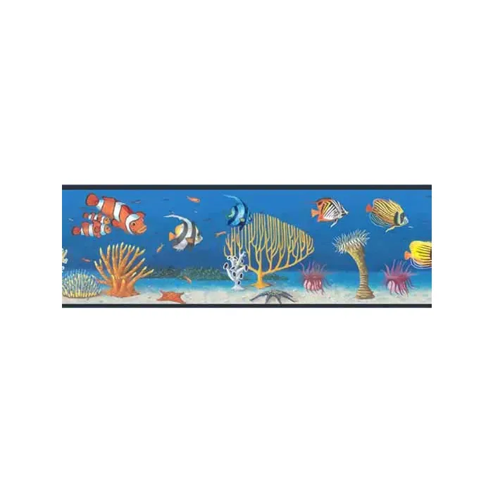Seascape Peel and Stick Border