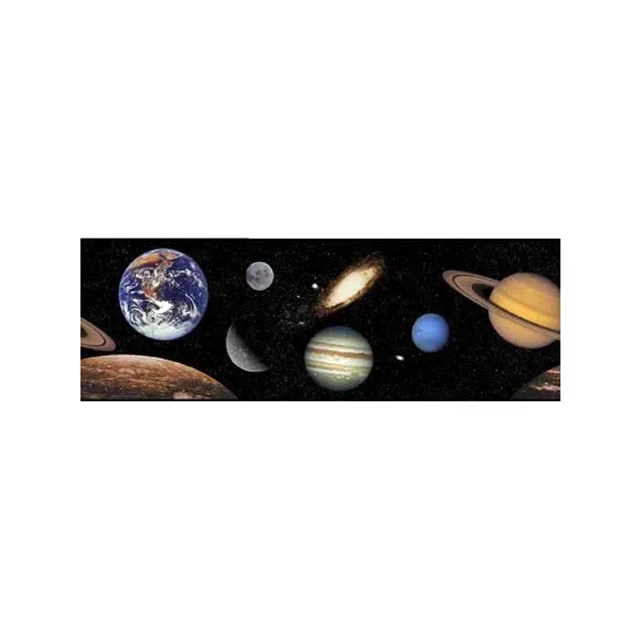 Outer Space Peel and Stick Border