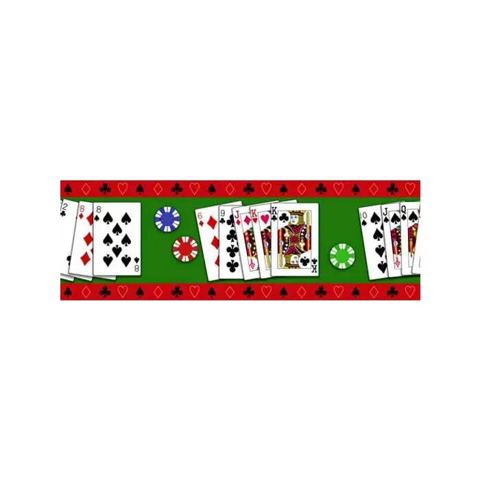 Poker Peel and Stick Border