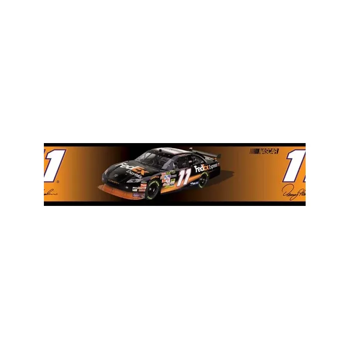 NASCAR Denny Hamlin #11 FedEx Self Adhesive Wallpaper Border