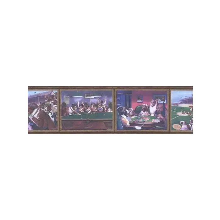 Coolidge Dog Wallpaper Border