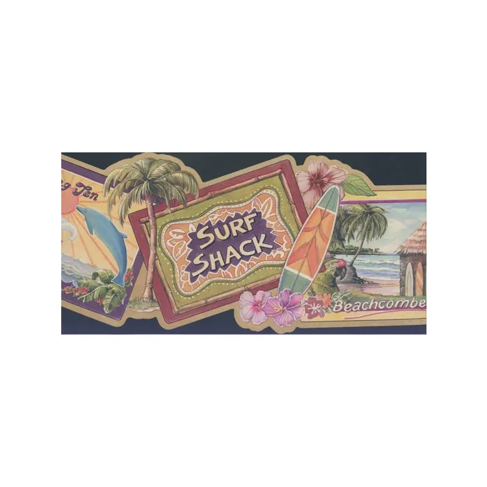 Surf Shack Wallpaper Border 5814452