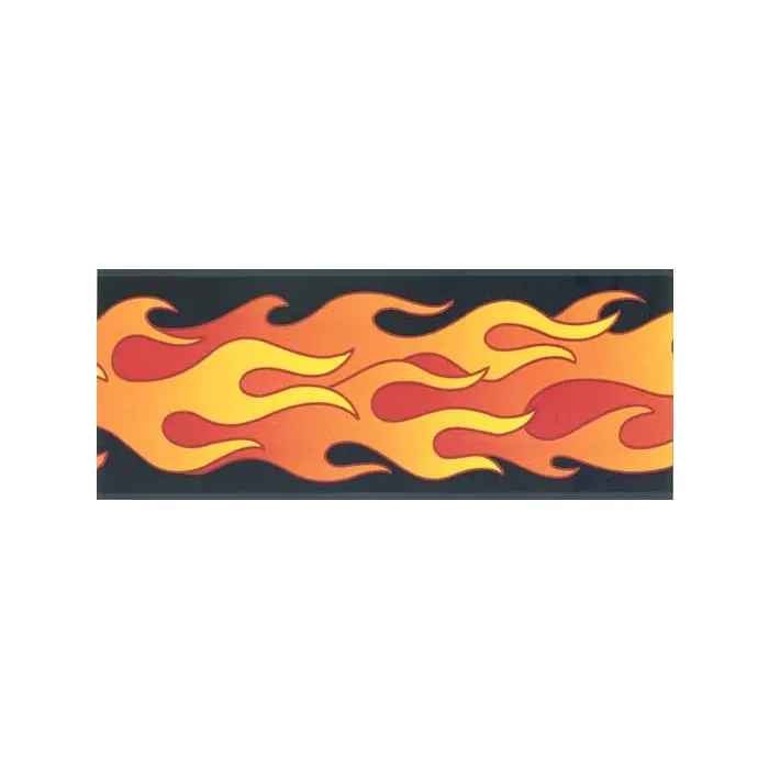 Orange Flame Wallpaper Border