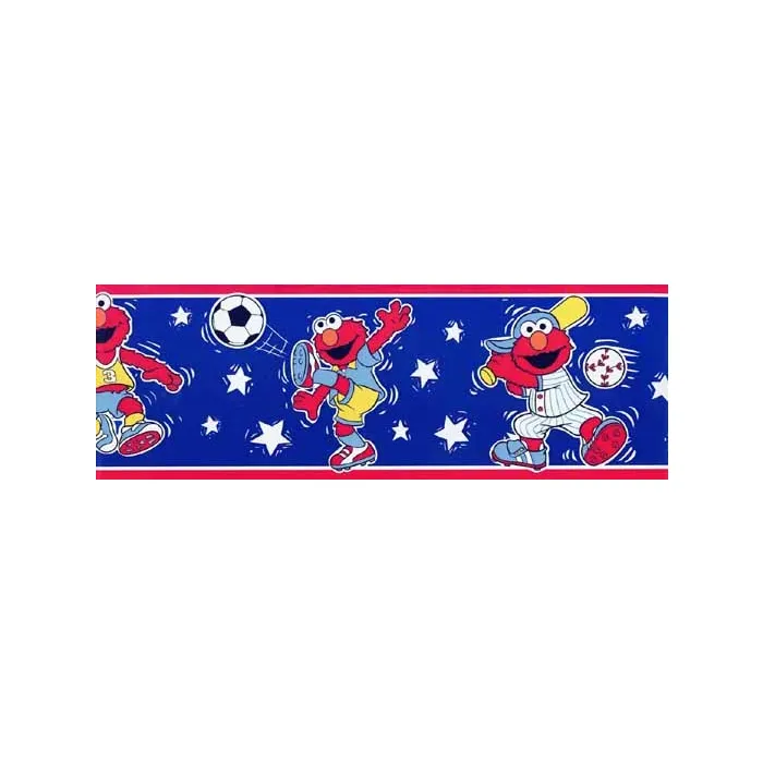 Sesame Street Red Elmo Wallpaper Border