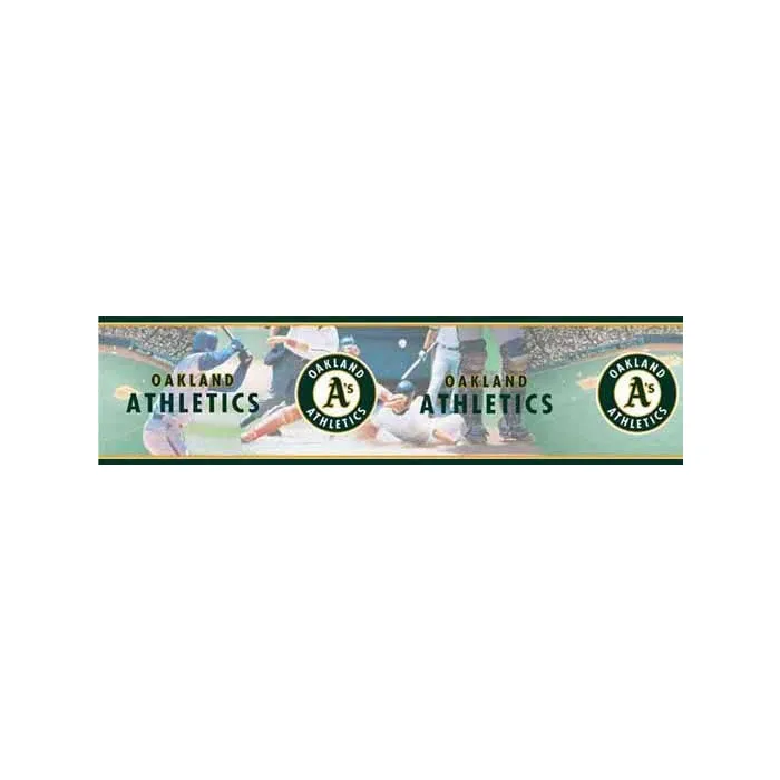 Oakland Athletics Wallpaper Border