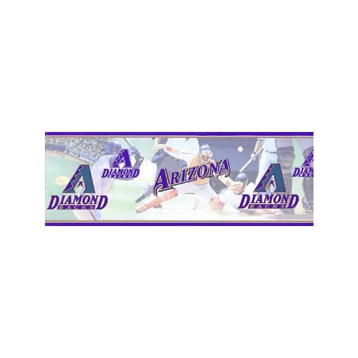 Arizona Diamondbacks Baseball Sports Wallpaper Border