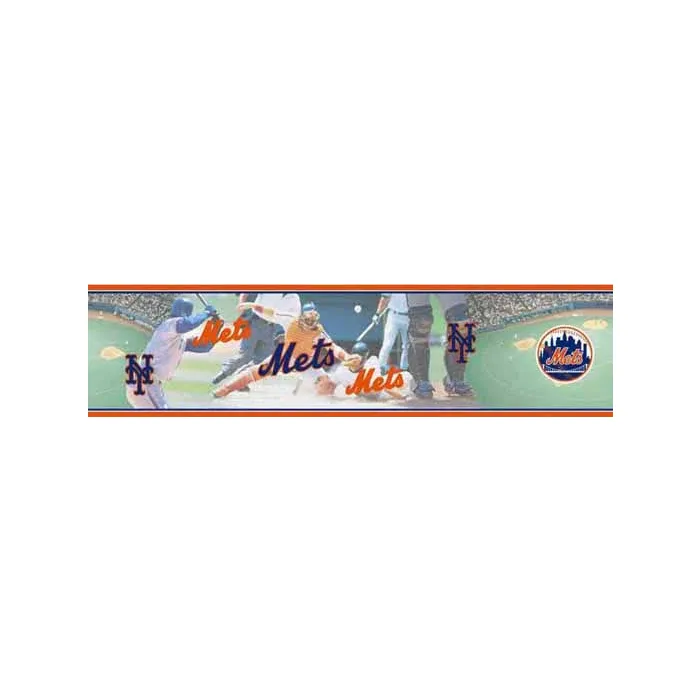 New York Mets Wallpaper Border