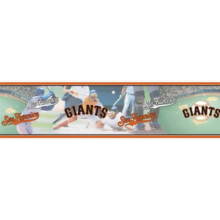 San Francisco Giant Wallpaper Border