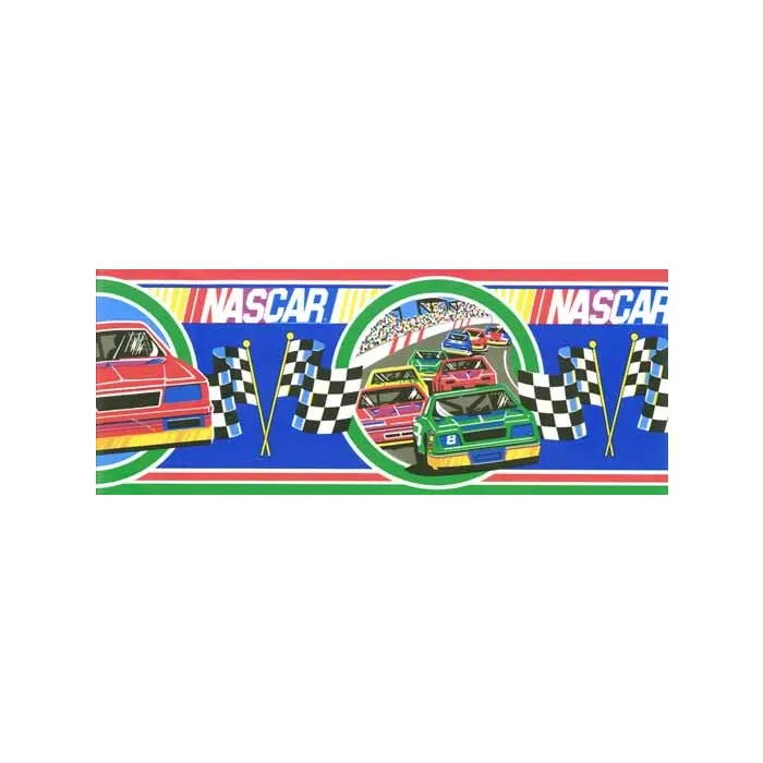 NASCAR Primary Color Wallpaper Border