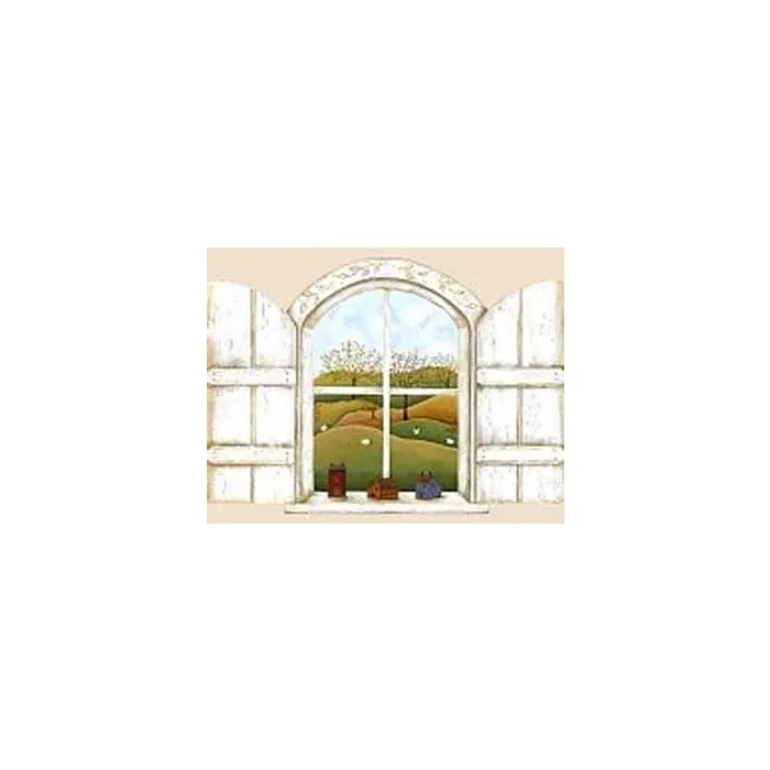 Country Window Mural