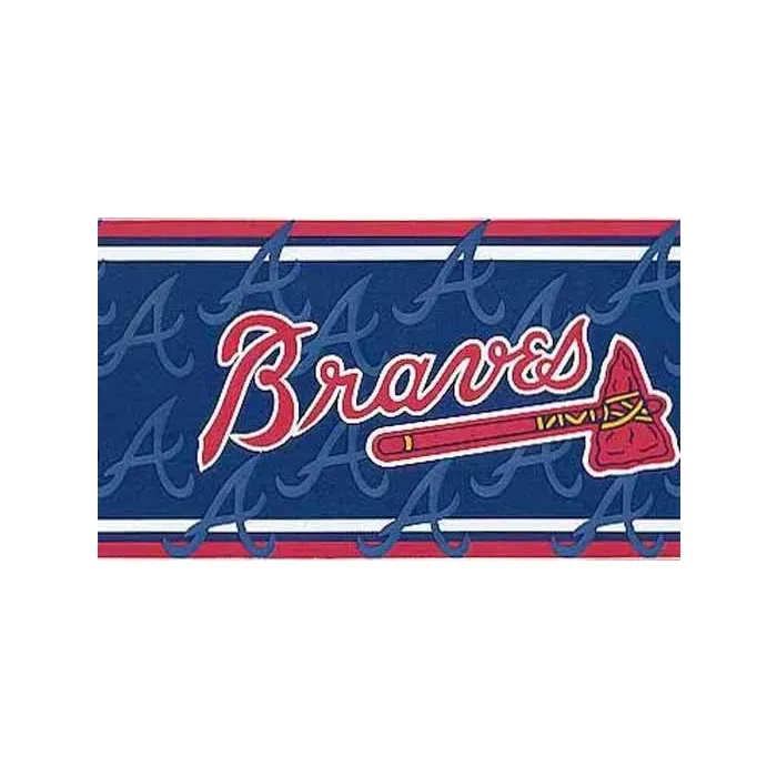 Altanta Braves Wallpaper Border