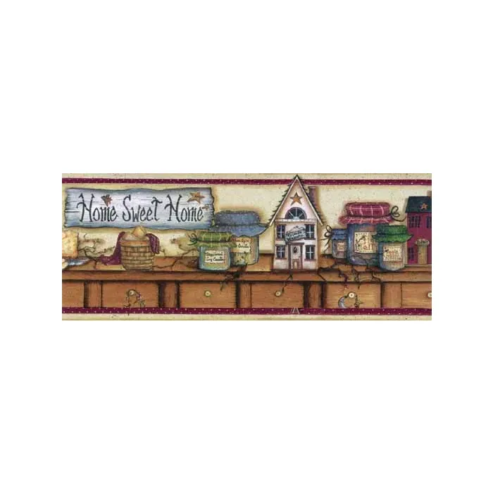 Home Sweet Home Wallpaper Border- 2 Rolls Left
