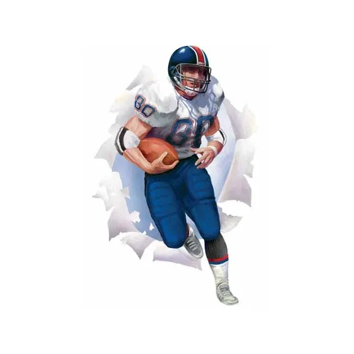 Football Break Out Mural