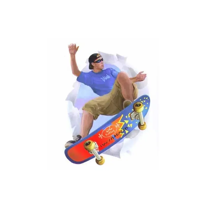 Skateboarder Break Out Mural