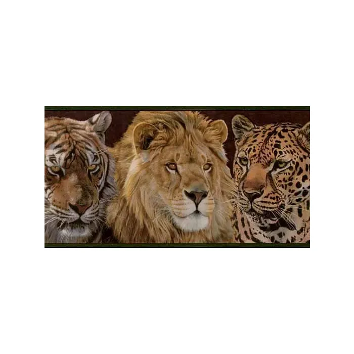 Safari Cats Wallpaper Border ADV2043B