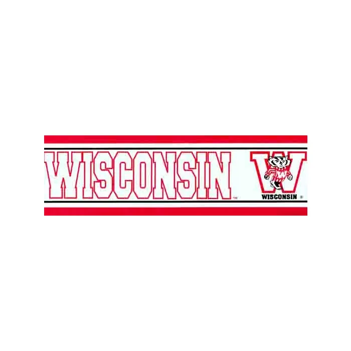University of Wisconsin Wall Paper Border B7343