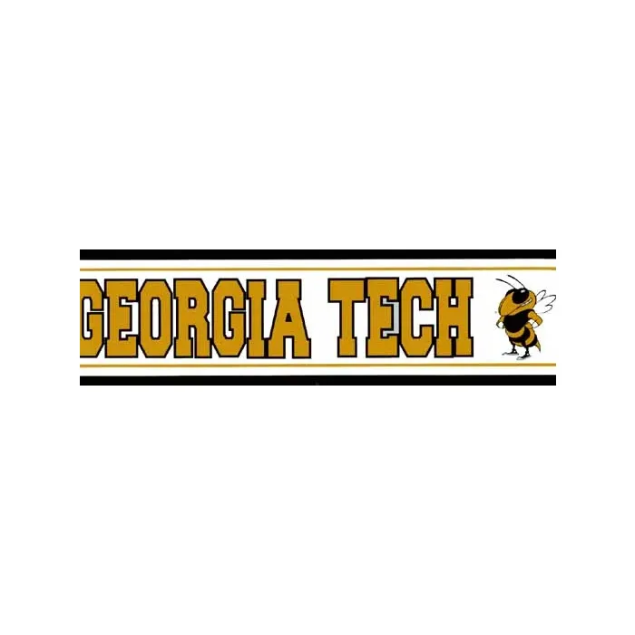 Georgia Tech Yellow Jackets NCAA Wallpaper Border