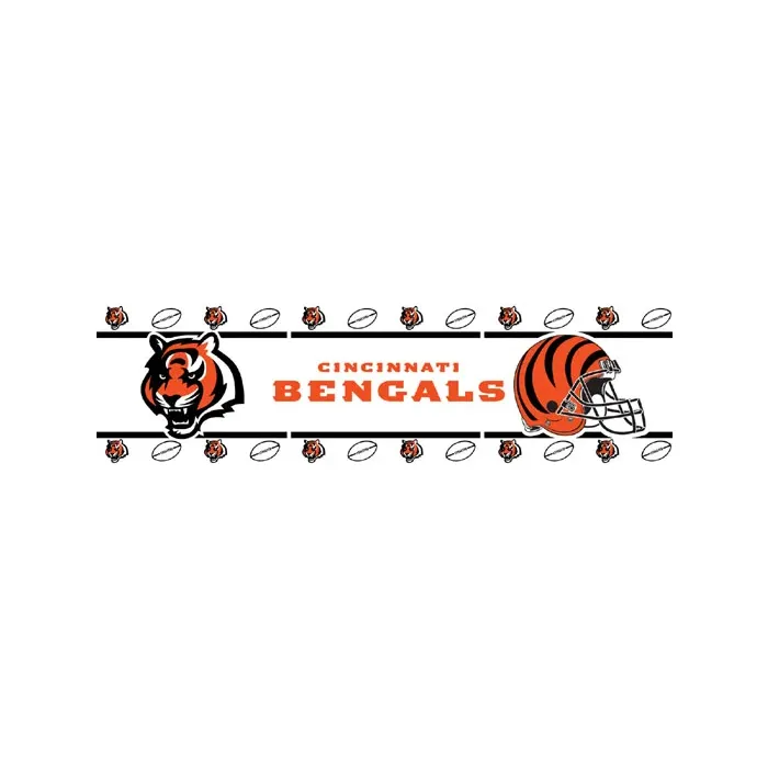 NFL Cinncinnati Bengals Peel and Stick Wallpape