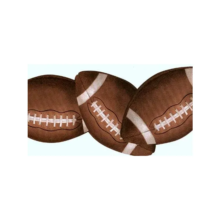 Football Die Cut Wallpaper Border aka BH1759B