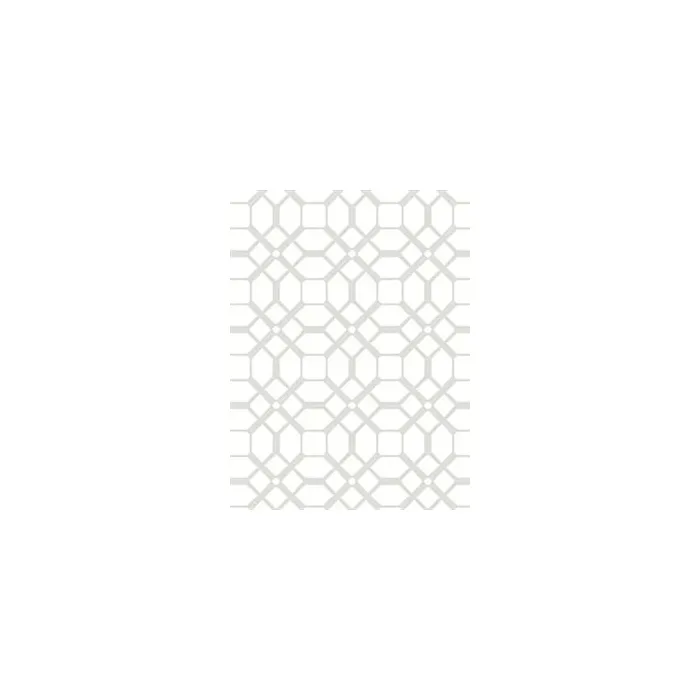 Contemporary Chic Tile Wallpaper - Grey & White - Norwall Wallcoverings