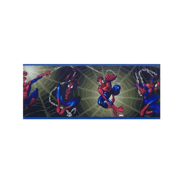 Black Spiderman Wallpaper Border