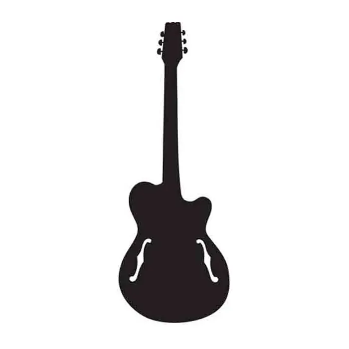 Guitar Chalkboard Wall Sticker