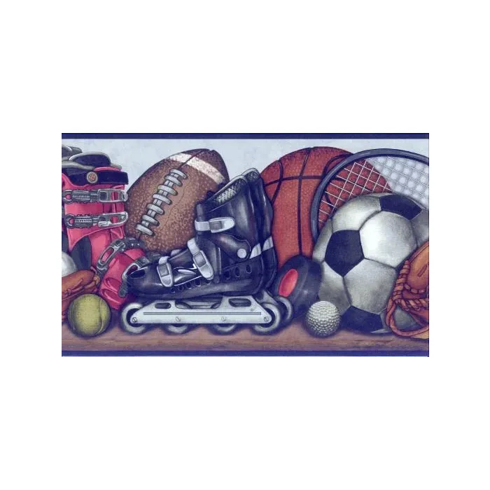 Multi Sport Wallpaper Border