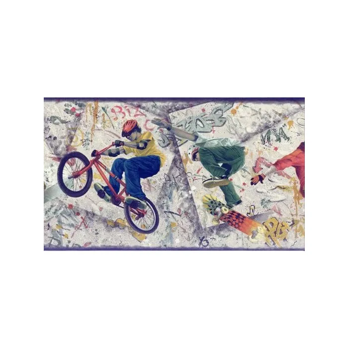 Sanitas Extreme Sport Wallpaper Border
