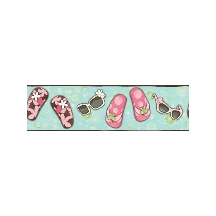 Candice Olson Brown Shades and Shoes Border