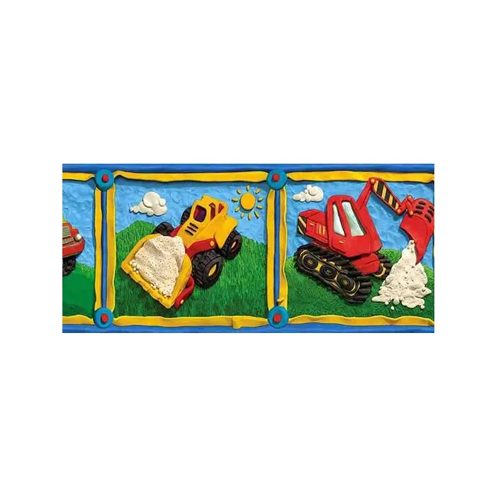Clay Construction Wallpaper Border GU92031B