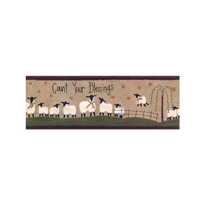 Count Your Blessings Wall Paper Border