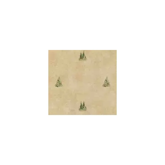 Pine Tree Beige Wallpaper
