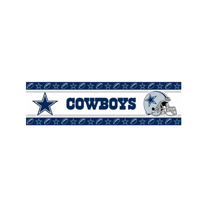 NFL Dallas Cowboys Peel and Stick Wallpaper Bor